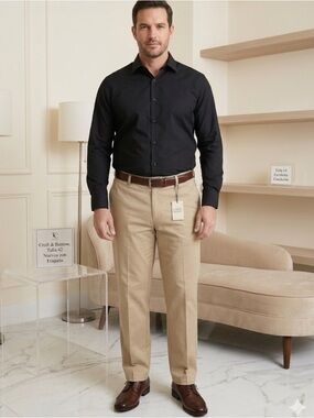 Croft & Barrow Khaki Size 42x30 – New With Tags – Classic Fit Men’s Pants